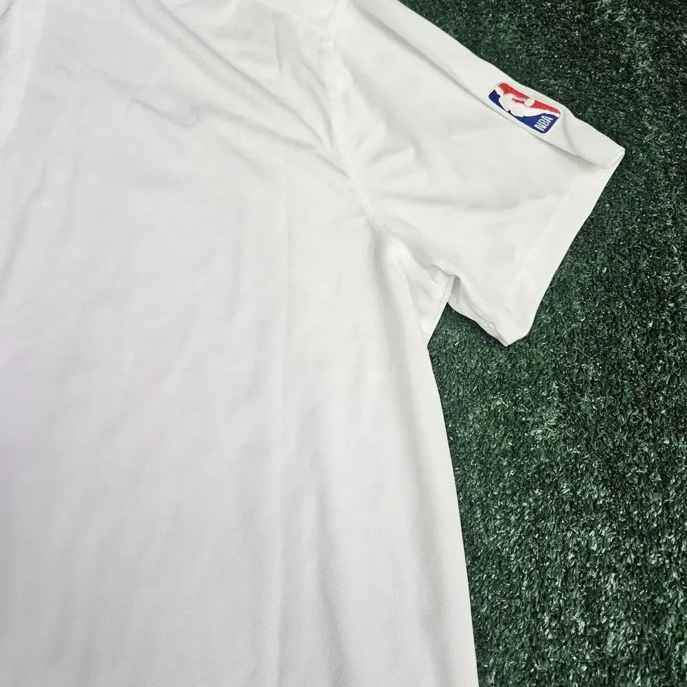 NWT New Orleans Pelicans Polo Shirt Nike Dri-Fit NBA Basketball White Mens XXL